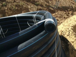 Как выпрямить ПНД трубу