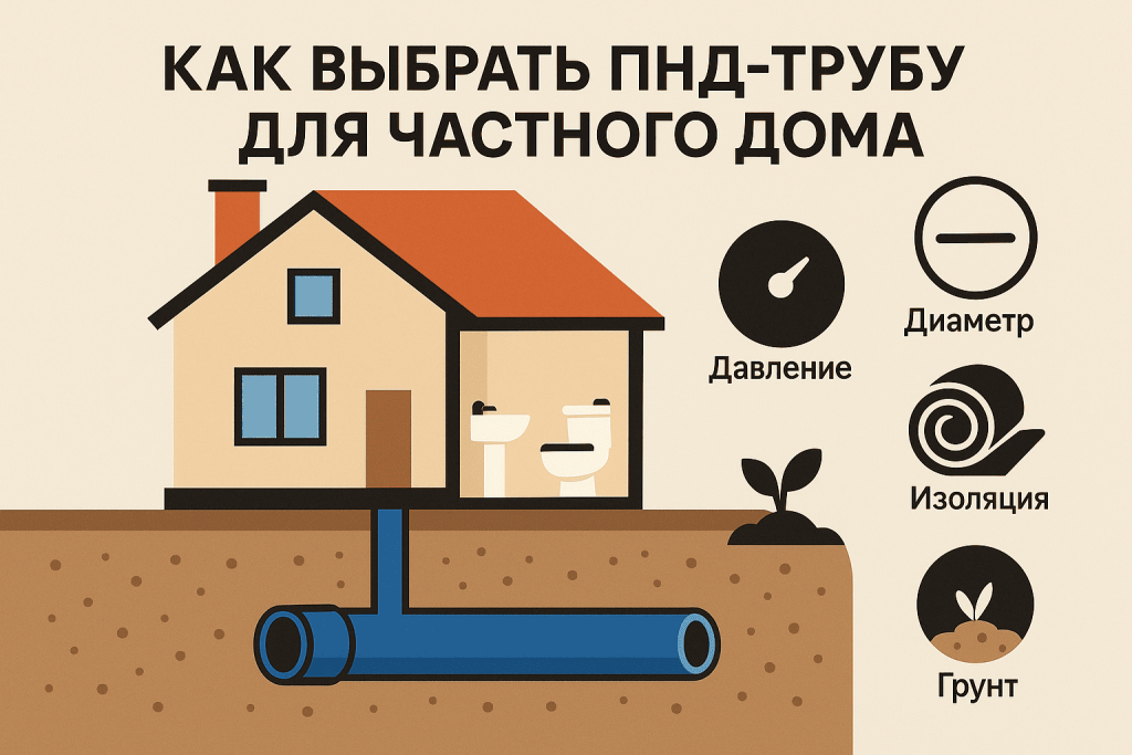 Как выбрать ПНД-трубу для частного дома
